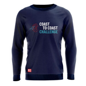 Sweater round neck - donkerblauw